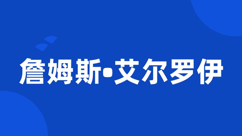 詹姆斯•艾尔罗伊