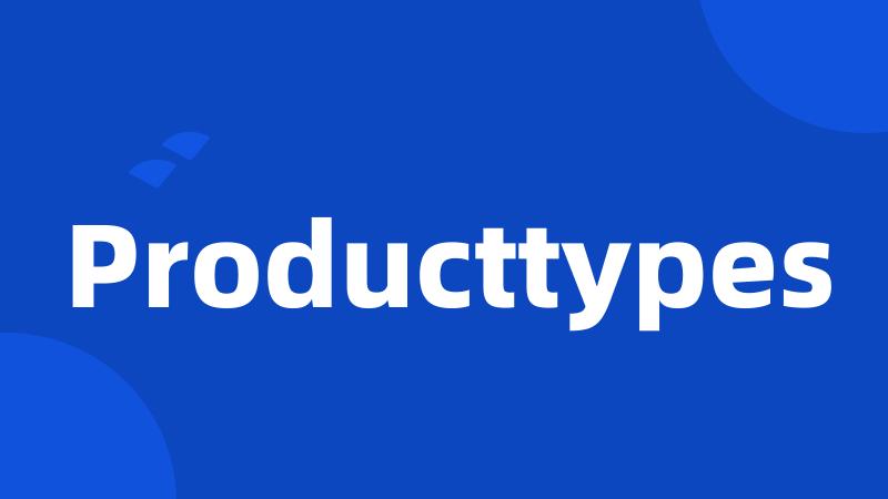 Producttypes