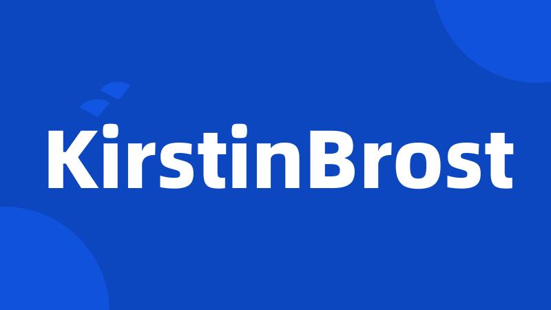 KirstinBrost