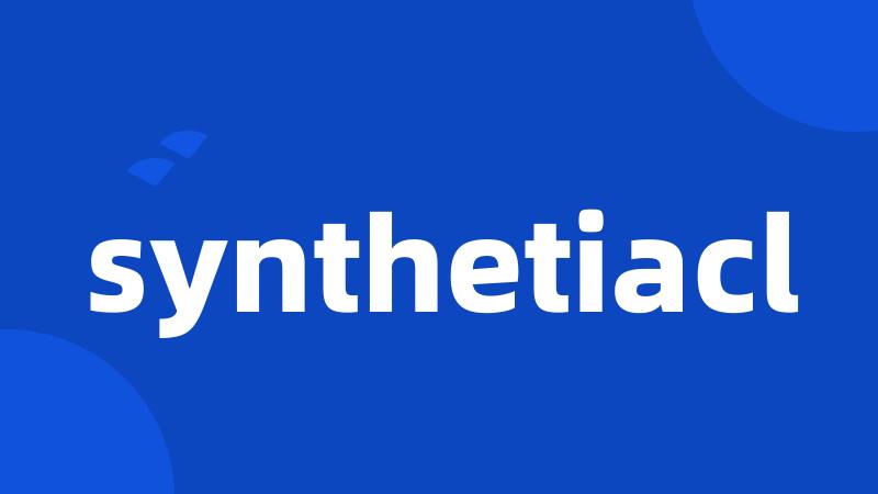synthetiacl