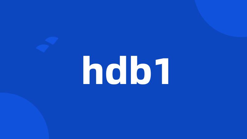 hdb1