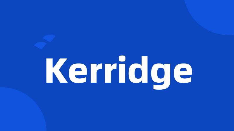 Kerridge