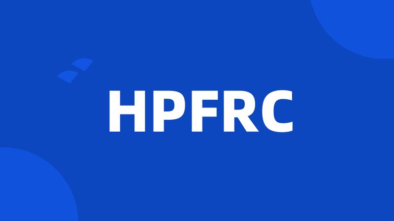 HPFRC