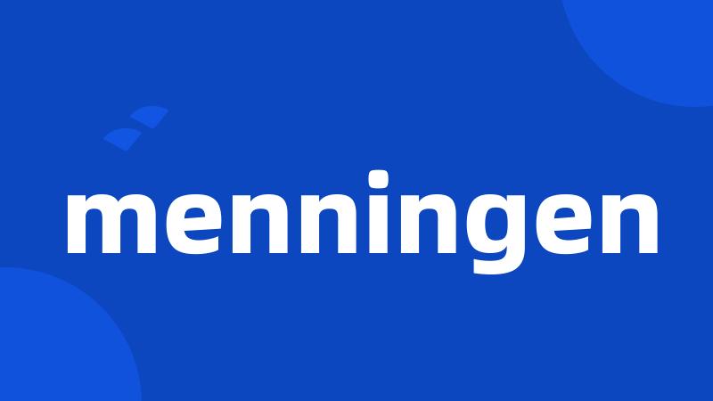 menningen