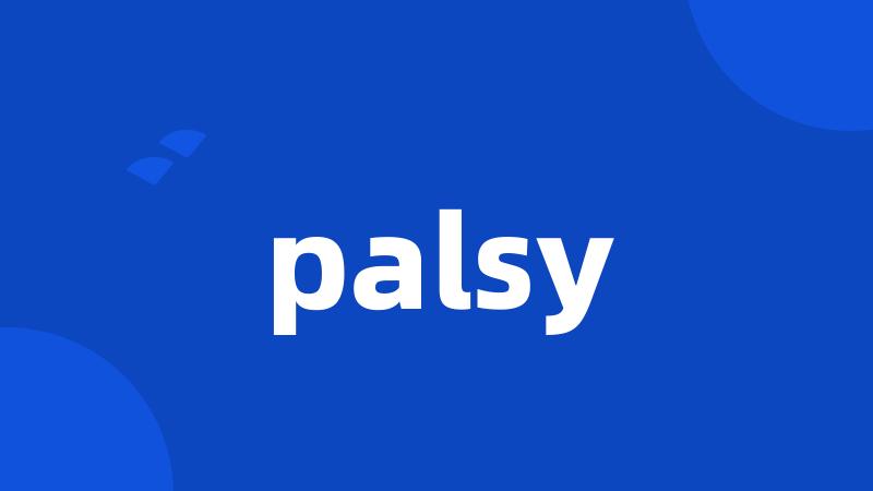 palsy