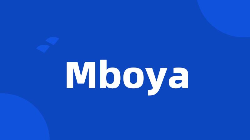 Mboya