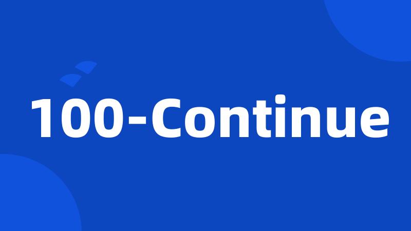 100-Continue