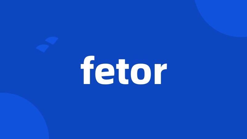 fetor