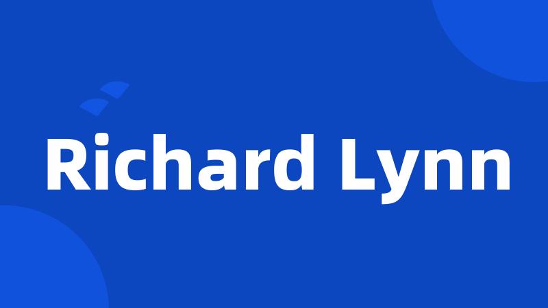 Richard Lynn