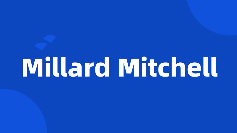 Millard Mitchell