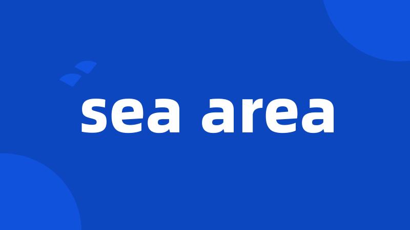 sea area