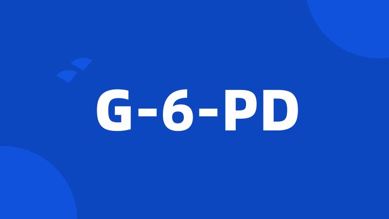 G-6-PD