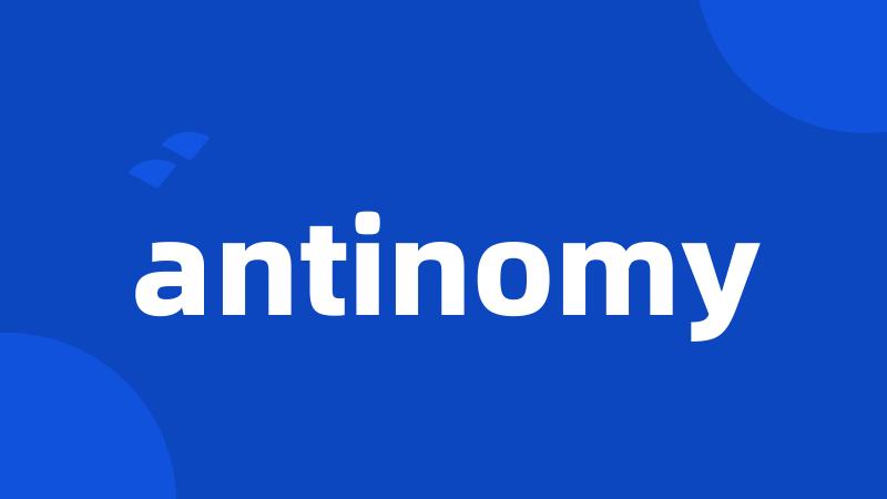 antinomy