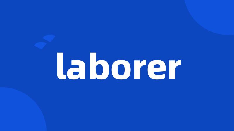 laborer