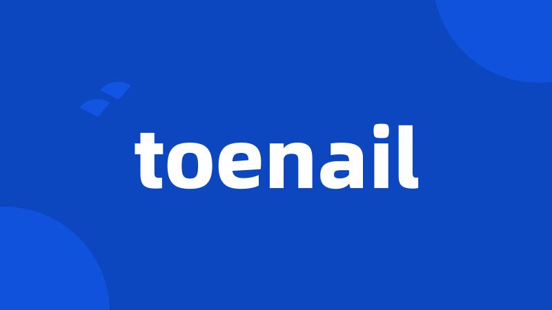 toenail