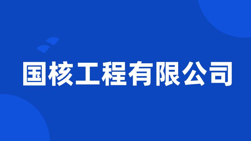 国核工程有限公司