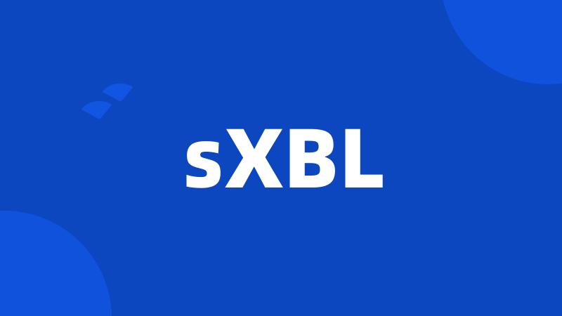 sXBL