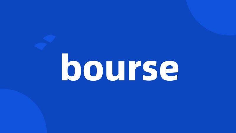 bourse